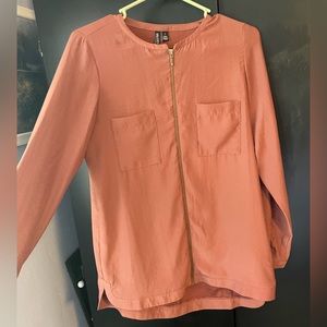 Silk Terracotta Blouse